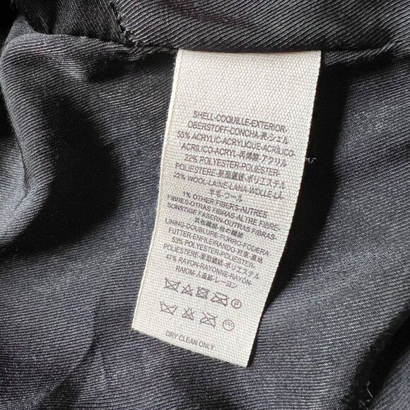 Free People Size S Red Houndstooth Slouchy Oversized Boucle Jacket - Picture 4 of 16